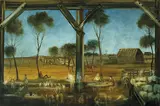 SHEARER'S DREAM 1975 by Pro Hart, 1975, oil on canvas, offered Jun 2013