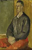 Justin O'Brien, PORTRAIT OF AN ARTIST 1943, 1943, oil on composition board