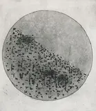 Fred Williams, CIRCLE LANDSCAPE, UPWEY (1965-1966), 1965-1966, etching, flat biting, engraving, drypoint and mezzotint