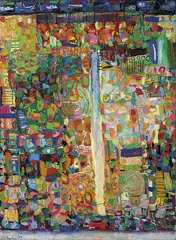 (UNTITLED) 1995 by Del Kathryn Barton, 1995, oil on canvas, offered Jun 2013