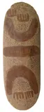 Uta Uta Tjangala, UNTITLED (KUTITJI) (1971), 1971, natural earth pigments on carved wood