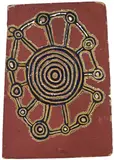 Tutuma Tjapangati, ONE OLD MAN'S DREAMING (1971), 1971, natural earth pigments and bondcrete on composition board