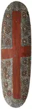 Mick Wallankarri Tjakamarra, UNTITLED (KUTITJI) (CIRCA 1971), 1971, synthetic polymer paint on wood