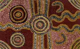 David Corby Tjapaltjarri, UNTITLED (1974), 1974, synthetic polymer paint on composition board