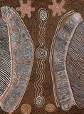 Uta Uta Tjangala, SPECIAL PINTUPI TRAVELLING CEREMONY (1972), 1972, synthetic polymer paint on composition board