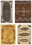 UNTITLED (1972-1973) by Tim Leura Tjapaltjarri, Artist Unknown, Tim Leura Tjapaltjarri & Musty Syddick Tjapangati, 1972-1973, synthetic polymer paint on composition board and artist board, offered May 2013
