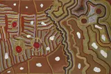 Donkeyman Lee Tjupurrula, WATI KUTJARRA (1990), 1990, synthetic polymer paint on linen