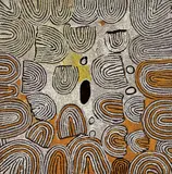 ROCKHOLE SITE OF MARRAPINTI (2000) by Naata Nungurrayi, 2000, synthetic polymer paint on linen, offered May 2013
