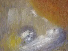 Arthur Boyd, THE CAPULETS (1964-1965), 1964-1965, pastel on paper