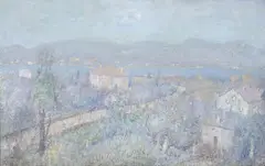 Lloyd Rees, SYDNEY - THE SOURCE 1973, 1973, oil on canvas