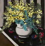 Margaret Preston, WATTLE 1928, 1928, oil on canvas