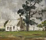 Arthur Boyd, LANDSCAPE WITH HOUSE (1937-1938)