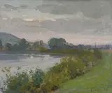 E. Phillips Fox, EVENING EFFECT, FRANCE