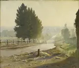 Lloyd Rees, WESTERN ROAD 1925