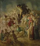 Norman Lindsay, THE SORCERER'S SERVANTS 1960