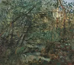 THE POOL 1960 by John Perceval, 1960, oil on composition board, offered May 2013