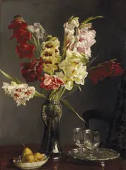 Alice Marion Ellen Bale, GLADIOLI 1925, 1925, oil on canvas