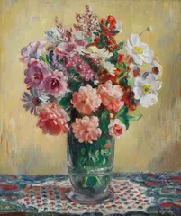 COTTAGE BUNCH (1940s) by Nora Heysen, oil on composition board, offered Nov 2012