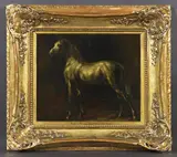 Théodore Géricault, Der Schimmel, Öl auf Leinwand