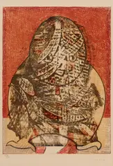 Auktion 329, Los 532 by Max Ernst, 1955, Farblithographie auf Marais (Wasserzeichen), sold Nov 2013