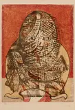 Max Ernst, Auktion 329, Los 532, 1955, Farblithographie auf Marais (Wasserzeichen)