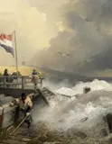Andreas Achenbach, Sturm an der holländischen Küste