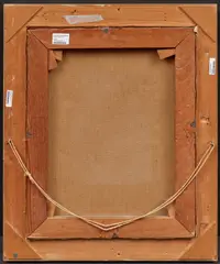 Franz Roubaud, Kaukasier bei der Überquerung des Flusses, Technik: Öl auf Leinwand