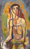Männerakt by Karl Hofer, Öl auf Leinwand, sold Nov 2015