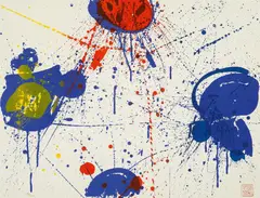 Auktion 329, Los 732 by Sam Francis, 1963/64, Farblithographie auf RIVES (Wasserzeichen), sold Nov 2013