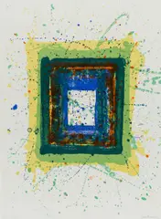Auktion 329, Los 735 by Sam Francis, 1984/1992, Farblithographie auf BFK RIVES (Wasserzeichen), sold Nov 2013