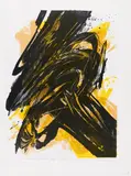 Wyrl by Karl Otto Götz, 1986, Farblithografie auf BFK RIVES (Wasserzeichen), sold Nov 2014