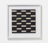 François Morellet, Auktion 329, Los 839, 1970, Mischtechnik (Öl auf Leinwand mit Kaugummis beklebt)
