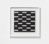 François Morellet, Auktion 329, Los 838, 1970, Mischtechnik (Öl auf Leinwand, mit Kaugummis beklebt)