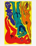 A. R. Penck, Auktion 329, Los 863, 1989, Farbaquatinta auf Bütten