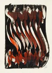 Mohammad Ehsai, Auktion 329, Los 268, 1975, Mischtechnik auf beschichtetem Karton