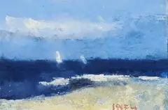 Auktion 329, Los 744 by Klaus Fußmann, 2008(?), Mischtechnik (Gouache, Pastell, Sand) auf Maschinenbütten, sold Nov 2013