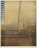 Blauskala by Karl Fred Dahmen, 1977, Velin, sold Nov 2017