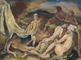 Karl Hofer, Lagernde Amazonen