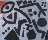 Auktion 329, Los 358 by A. R. Penck, Acryl auf Leinwand, sold Nov 2013