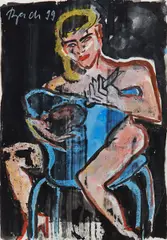 Elvira Bach, Auktion 329, Los 645, 1999, Mischtechnik auf Velin