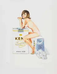 Auktion 329, Los 882 by Mel Ramos, 1997, Farblithographie auf Karton, sold Nov 2013