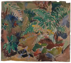 Auktion 329, Los 89 by Oskar Moll, 1920, Aquarell, Gouache und Bleistift auf bräunlichem Japan, sold Nov 2013