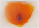 Auktion 329, Los 378 by Otto Piene, 1987, Mischtechnik (Feuergouache) auf SCHOELLERSHAMMER 4G dick (Trockenstempel), sold Nov 2013
