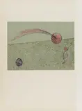 Max Ernst, Auktion 329, Los 534, 1974, Farblithographie auf Arches (Wasserzeichen)
