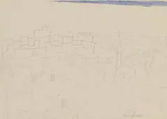 Auktion 329, Los 654 by Eduard Bargheer, 1969, Aquarell auf Bütten, sold Nov 2013