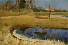 Auktion 329, Los 554 by Walter Leistikow, 1902, Öl auf Hartfaser, sold Nov 2013