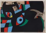 Auktion 329, Los 78 by Joan Miró, 1971, Farblithographie auf Pergament, sold Nov 2013