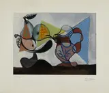 Pablo Picasso, Auktion 329, Los 109, Farbige Aquatintaradierung auf Arches (Wasserzeichen)
