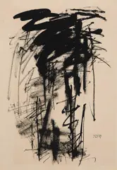 Jan Schoonhoven, Auktion 329, Los 905, 1959, Tuschzeichnung auf Maschinenbütten