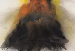 Auktion 329, Los 377 by Otto Piene, 1978, Mischtechnik (Feuergouache) auf Karton, sold Nov 2013